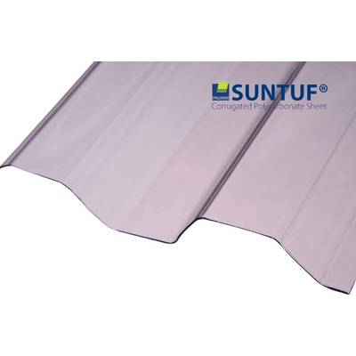 Palram Trapézová polykarbonátová doska 76/18 hladká Suntuf 0,8 mm 1040 x 3000 mm bronz hnedé 1 ks