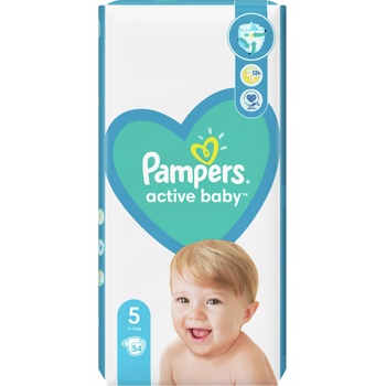 Pampers Бебешки пелени Pampers - Active Baby 5, 54 броя (1007000184)