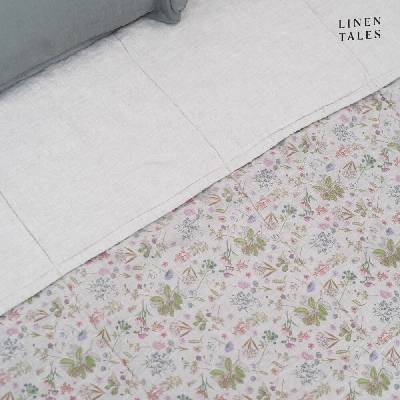 Linen Tales Ľanový prešívaný pléd v prírodnej farbe Botany 2 & Melange 200x220