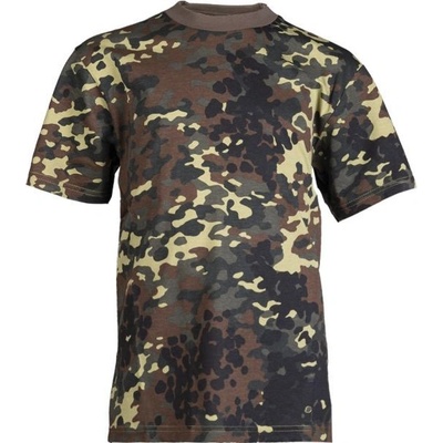 Mil-Tec detské maskáčové tričko Flecktarn