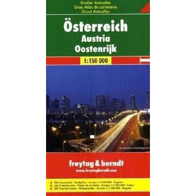 GAOEN Velký autoatlas Rakouska