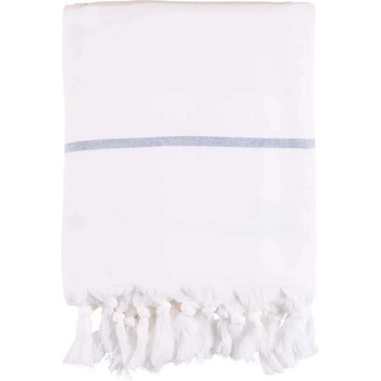 SEA RANCH Хавлиена кърпа Sea ranch Long Beach towel - White (White / Oxford Tan)