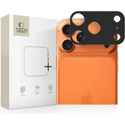Tech-Protect camalloy fit+ iphone 17 pro черна защита на камерата (5906302319138)