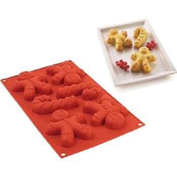 Silikomart Форма за сладки Sf106 Gingerbread Man силиконова (26.106.00.0065)