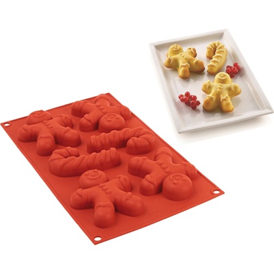 Silikomart Форма за сладки Sf106 Gingerbread Man силиконова (26.106.00.0065)