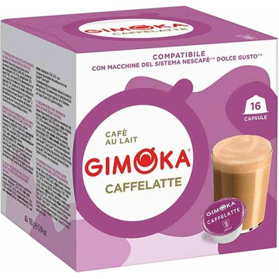 Gimmoka kapsule dolce gusto caffelatte 16 ks