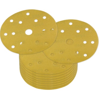 DEMA Brúsny papier pre excentrickú brúsku 150 mm P240, 10 ks