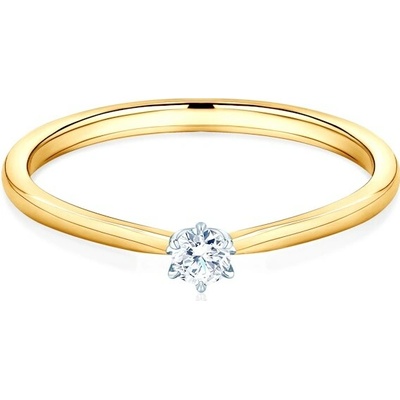 Savicki Zásnubný prsteň dvojfarebné zlato diamant SAVR62571 YW