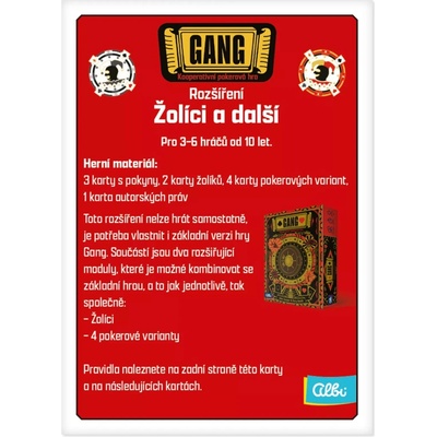 Albi Gang - rozšíření Žolíci