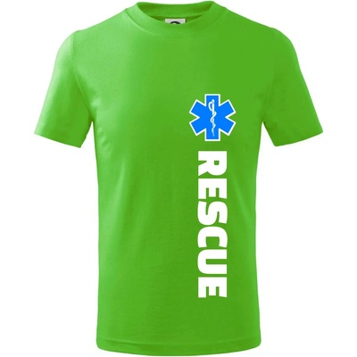 Rescue pre záchranárov tričko detské Apple Green