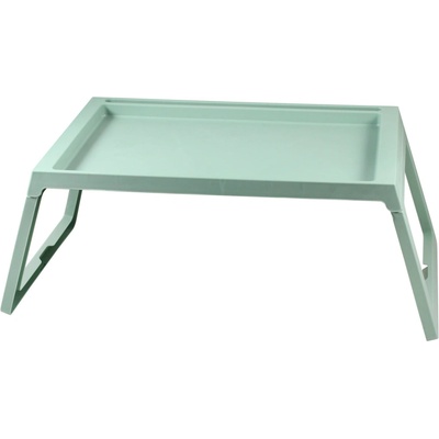 DiHome DI4246 Servírovací stolík do postele plastový, 54,4x35,7x26,3 cm, zelená