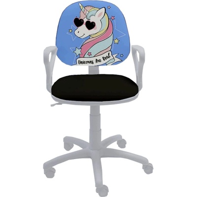 Furnit Детски стол Regal White Unicorn