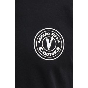 Versace Jeans Couture Памучна тениска (78GAHE07.CJ00E)