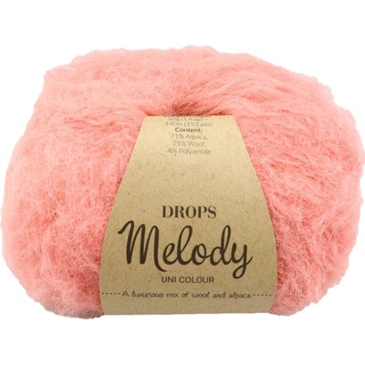 Drops Melody UNI 25 broskvová růžová