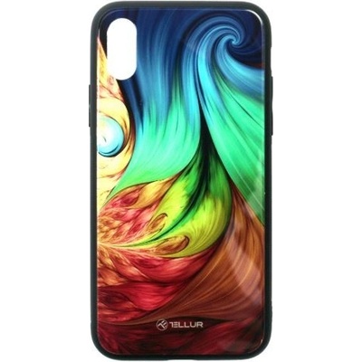 Tellur Cover Glass print iPhone XS mesmeric