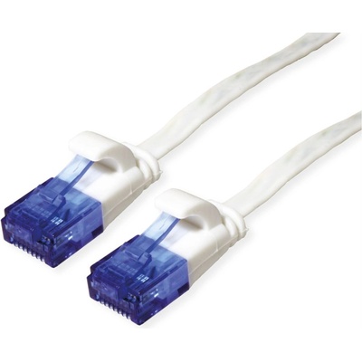 Roline VALUE 21.99. 2062 : : Кабел UTP Cat. 6a (Class EA), extra-flat, бял, 2.0 м (21.99.2062)