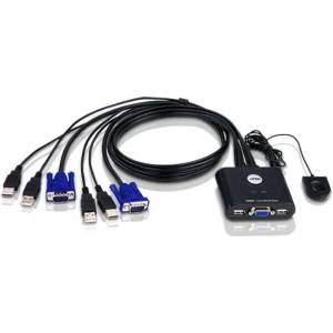 ATEN Превключвател KVM ATEN CS22U, 2x 1, USB (ATEN-CS22-USB) - computermarket