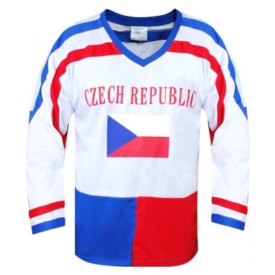SPORTTEAM hokejový dres ČR bílý
