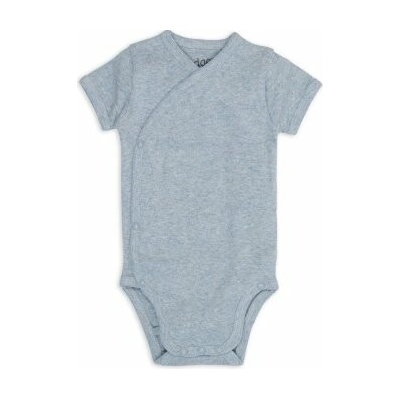 LODGER Body s krátkým rukávem Melange Blue Fogg