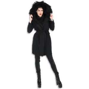 KILLSTAR Палто дамско killstar - СЕДМИ СЕАНС - ЧЕРЕН - k-jkt-f-2875