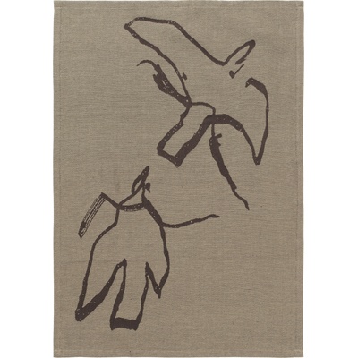 Ferm Living Малка кухненска кърпа Vuelo 50 x 70 см сивкавокафява (1104271081)