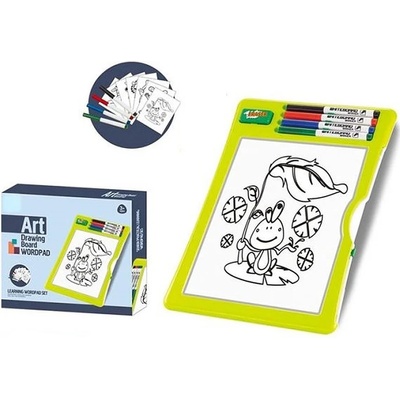 Raya Toys Дъска за рисуване Raya Toys - С шаблони и маркери (513121486)