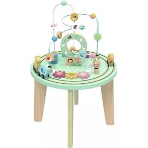 Tooky Toy Tooky Toy: Дървена занимателна маса с влак (TH712N)