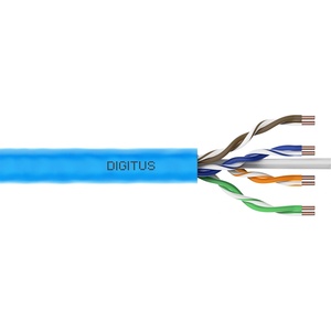 ASSMANN DK-1613-A-VH-305 Cat. 6A U/UTP 500 MHz Eca LSZH 305 м ролка син кабел за монтаж на стена