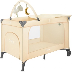 MoMi Бебешка кошара на 2 нива MoMi - Belove Plus, Beige (LOZE00026) - baby
