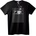 NOONEBRAND Тениска Skull Линеен Арт - M, Black