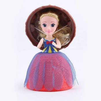 Кукла сладолед Мелба с четка - розова + кафяво gelato