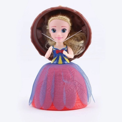 Кукла сладолед Мелба с четка - розова + кафяво gelato