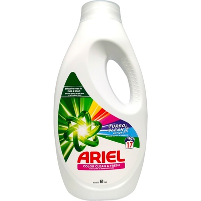 Ariel течен перилен препарат за цветно пране, 17пр, 850мл