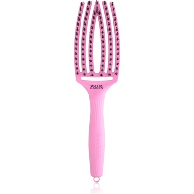 Olivia Garden Fingerbrush ThinkPink Boar & Nylon Pink Tokyo Четка за коса