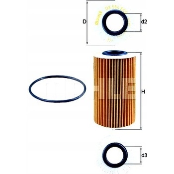 Knecht OX 554D1 Olejový filter