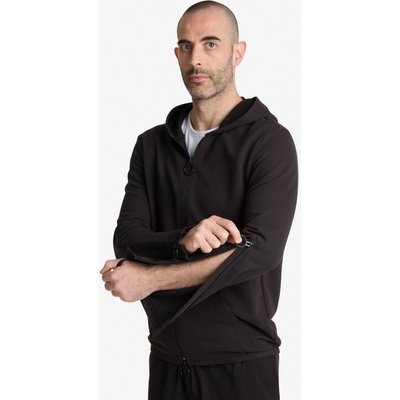 DECATHLON mikina na zip černá