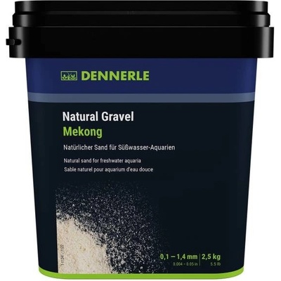 Dennerle přírodní štěrk Mekong 0,1-1,4 mm 2,5 kg