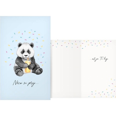 Přání MFP srdečné - Panda