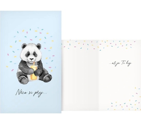 Přání MFP srdečné - Panda