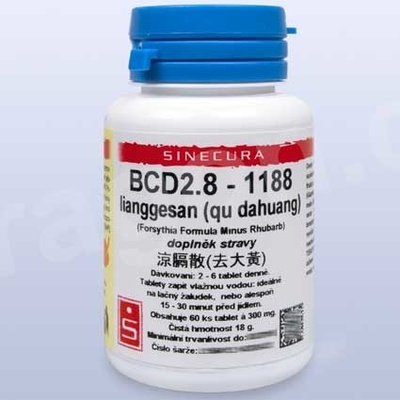 Sinecura BCD 2.8 lianggesan qu dahuang 60 tablet