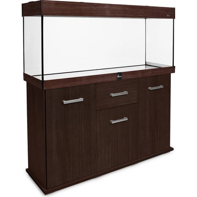Diversa Solid LED akvarijní set rovný wenge 2x24 W 240 l