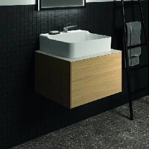 Ideal Standard Керамичен плот за мивка Ideal Standard Atelier Conca 60 см, бяло мраморно покритие (T3969DH)