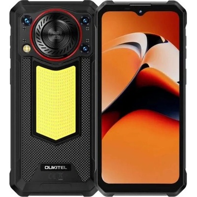 Смартфон Oukitel WP53 S (черен), поддържа 2 SIM карти, 6.52" (16.56cm) дисплей, осемядрен Unisoc T615 1.8 GHz, 4GB RAM, 256GB Flash памет (+microSD слот), 13 & 5 Mpix камери, Android