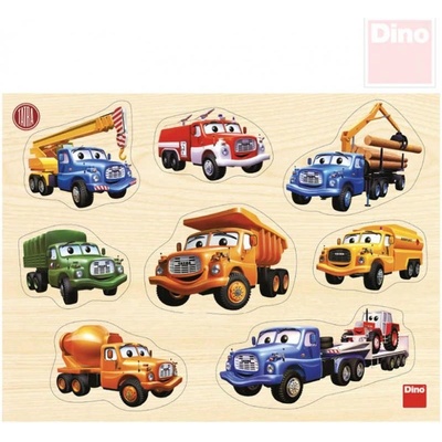 Dino tatra puzzle vkladačka 8 dielikov