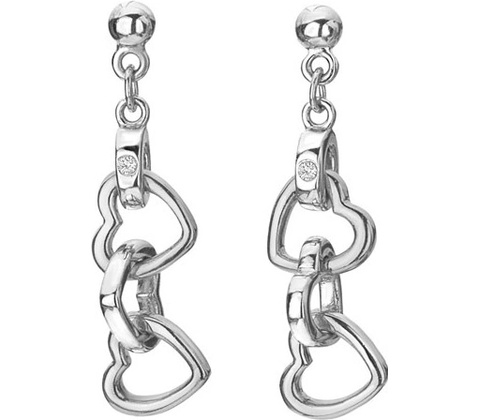 Hot Diamonds náušnice DE702
