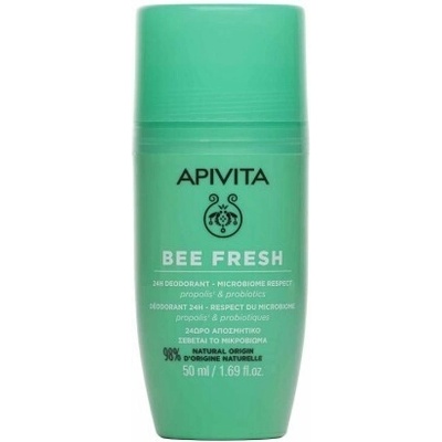 APIVITA Део рол - он с прополис и пробиотици 24часа , APIVITA Bee Fresh 24h Deodorant Roll-On 50 ml