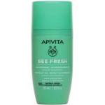 APIVITA Део рол - он с прополис и пробиотици 24часа , APIVITA Bee Fresh 24h Deodorant Roll-On 50 ml