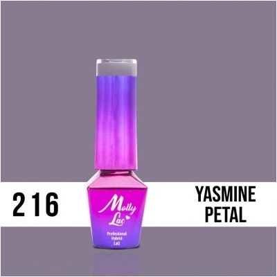 Molly Lac gél lak 216 Yasmine Petal Hnedá 5 ml
