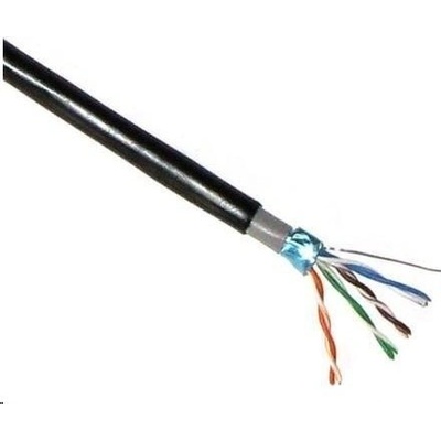 Lynx CS LX-SLD-FTP5E-OUTDJ-BK FTP Cat5E, venkovní PE, dvojitý plášť PE+PVC, 305m, černý