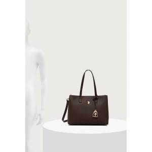U. S. Polo Assn U. S. Polo Assn. чанта tote дамска от имитация на кожа Jones (BEUJE8662WVP) - answear - 201,43 лв